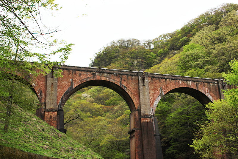 アプトの道　めがね橋