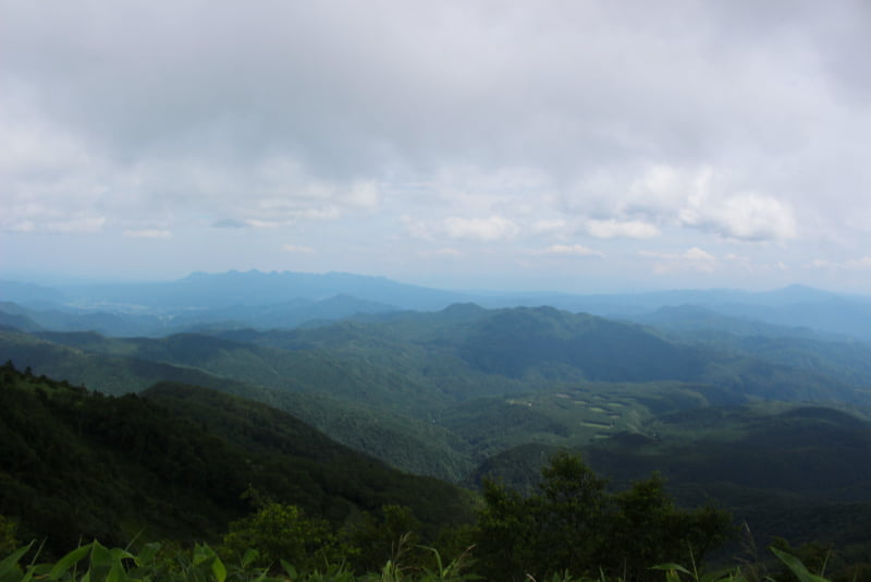 八間山山頂からの眺め