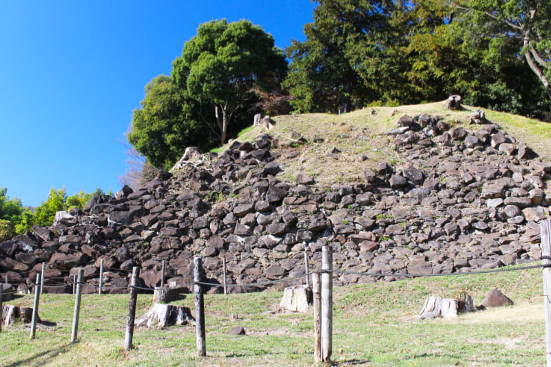 石垣山一夜城・野面積み