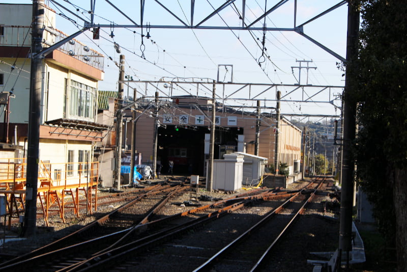 箱根登山鉄道車両基地