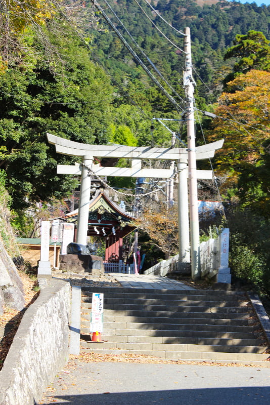 「筑波山神社」の境内