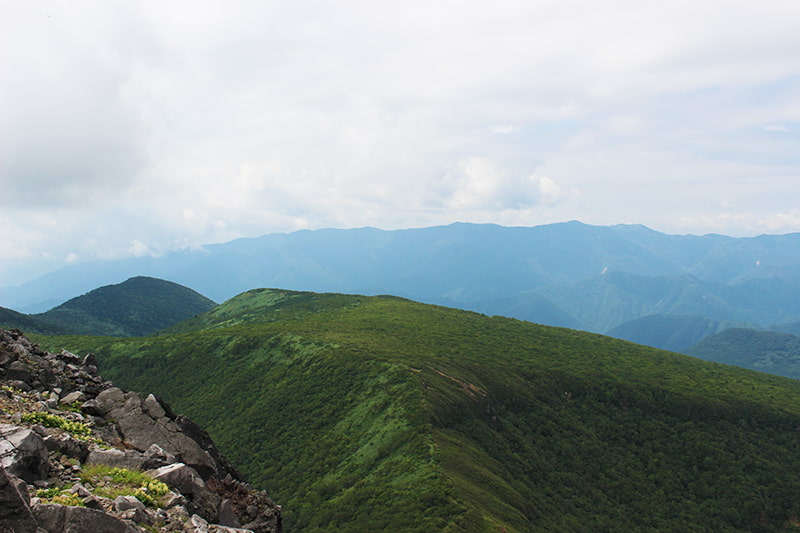 下山途中で見た景色