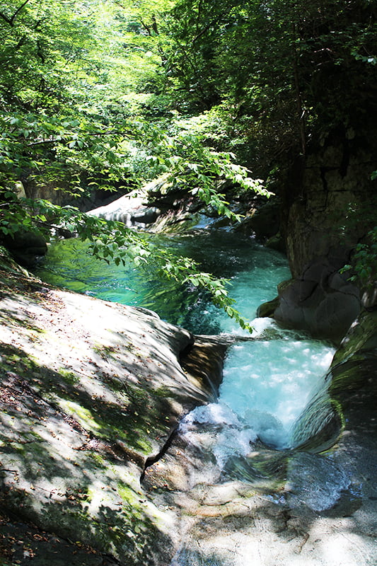 西沢渓谷・三重の滝