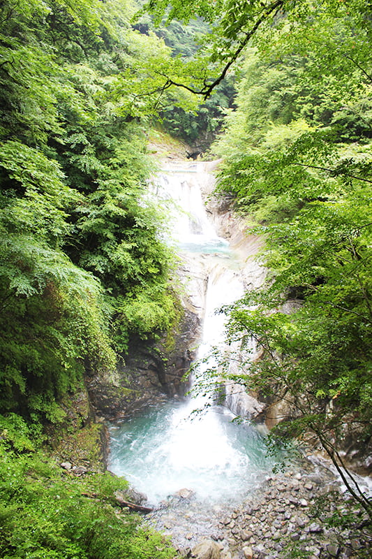 西沢渓谷・七ツ釜五段の滝