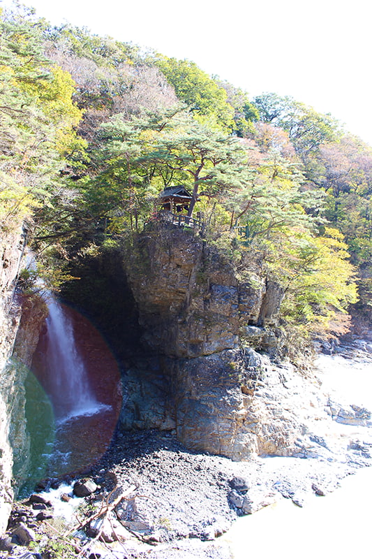 龍王峡　虹見の滝