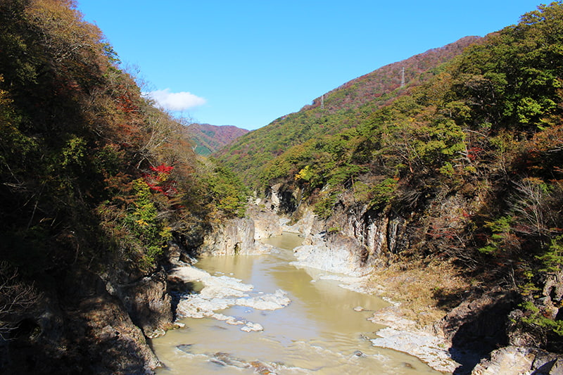 龍王峡　鬼怒川