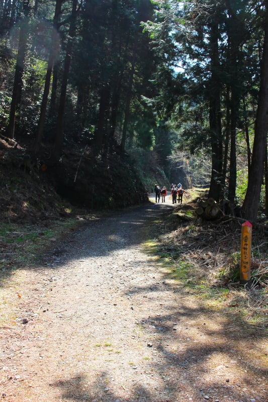 登山道入り口前