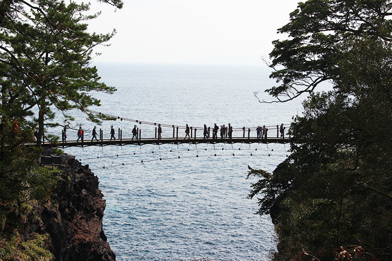 城ヶ崎海岸　門脇吊橋