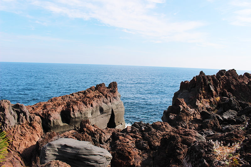 城ヶ崎海岸　岩場